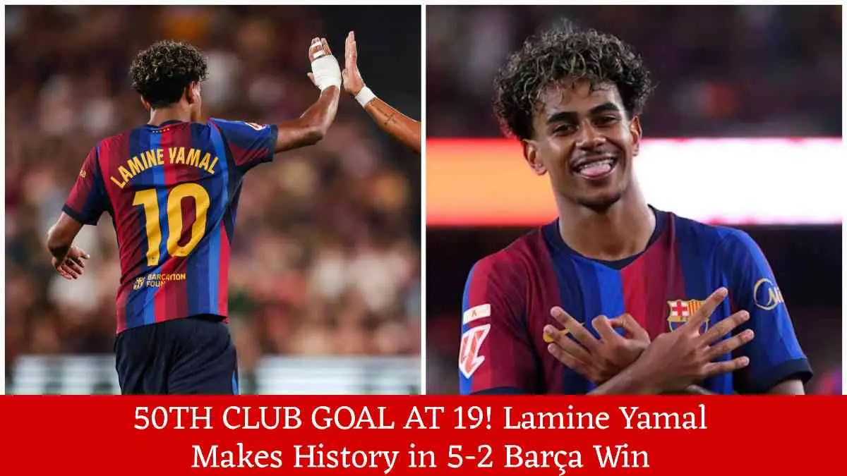 Barcelona 5-2 Rayo Vallecano: Yamal Scores 50th Goal as Barca Go Top