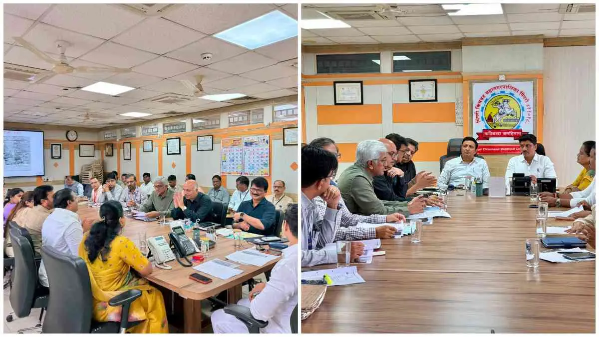 गुळवे मैदान, इंद्रायणी नगर पाणी टाकी कामांचा आढावा; प्रभाग ५-६ला मिळणार सुरळीत पाणीपुरवठा