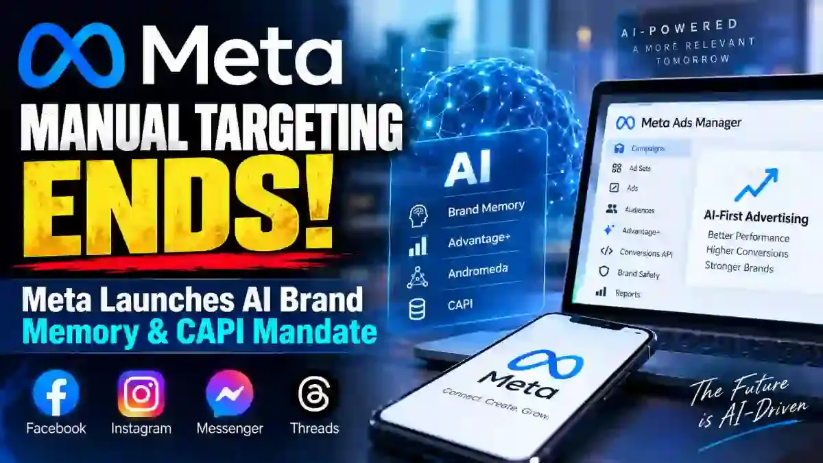 Meta Ads Overhaul: Advantage+ Mandate, Andromeda & Brand Memory